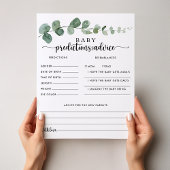 Eukalyptus Baby Predictions and Advice Cards