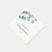 Eukalyptus - Babydusche Serviette (Ecke)