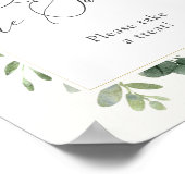 Eukalyptus Babys sind ein Zeichen für süße Leckere Poster (Ecke)