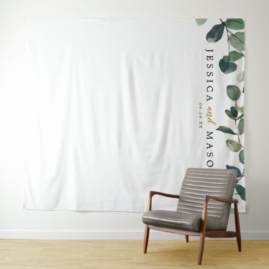 Eukalyptus Backdrop-Foto Wandteppich (Beispiel (Horizontal))