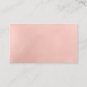 Eukalyptus & Balloon Girl Baby Dusche Begleitkarte (Rückseite)