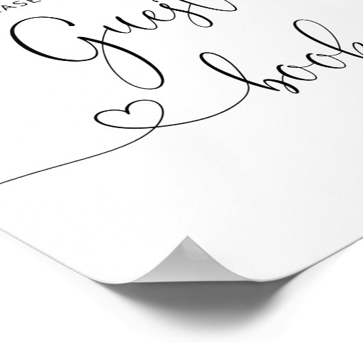 Eukalyptus-Bär bitte unterschreiben Gästebuch (Ecke)