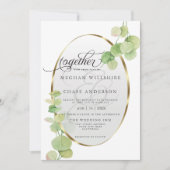 Eukalyptus BarefootBride™ Einladung (Vorderseite)