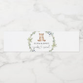 Eukalyptus-Bärengeschlecht Wasserflaschenetikett (Einzelnes Label)