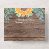 Eukalyptus-Bartholz All In One Einladung (Rückseite)