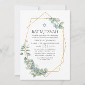 Eukalyptus Bat Mitzvah Einladung (Vorderseite)