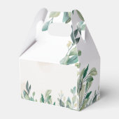 Eukalyptus Bear Watercolor Script Boys Baby Shooun Geschenkschachtel (Rückseite)