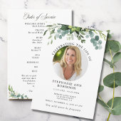 Eukalyptus-Beerdigungsorden des Fotos Programm