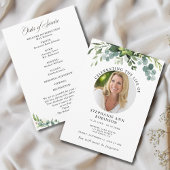 Eukalyptus-Beerdigungsorden des Fotos Programm