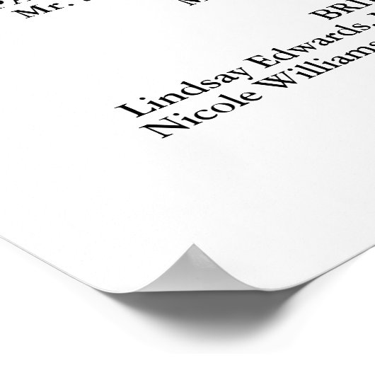 Eukalyptus Begrüßungszeichen Poster (Ecke)