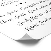 Eukalyptus beim Zeichen des Gedächtnisses Poster (Ecke)