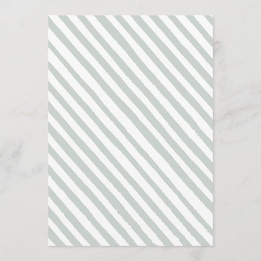 Eukalyptus Bekleidung Baby Dusche Ratgeber Eltern Hinweiskarte (Rückseite)