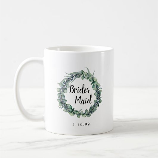 Eukalyptus Berry Botanische Bridesmaid Kaffeetasse (Links)