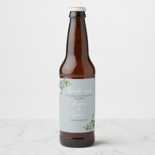 Eukalyptus Bierflaschenetikett