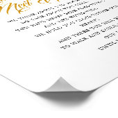 Eukalyptus bis wir wieder Beerdigung Gedicht Zeich Poster (Ecke)