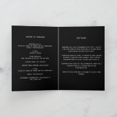 Eukalyptus Black Golden Foto Beerdigung Programm (Innenseite)