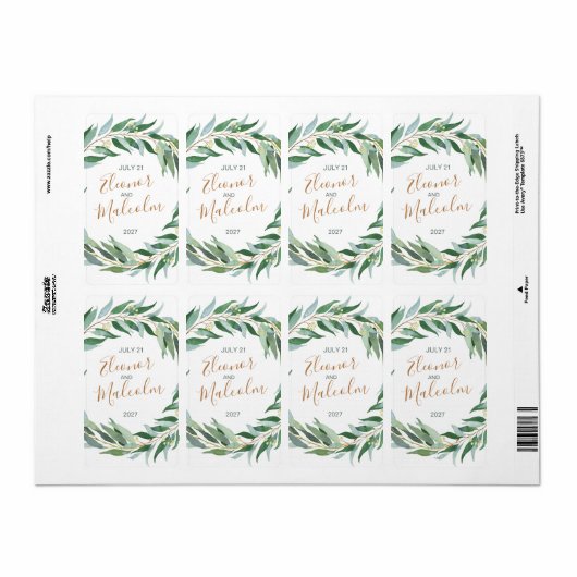 Eukalyptus-Blätter (Vorne)