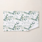 Eukalyptus-Blätter Badhandtuch Set (Handtuch)