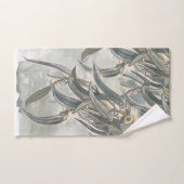 Eukalyptus-Blätter Badhandtuch Set (Handtuch)