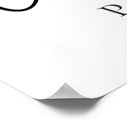 Eukalyptus-Blätter Begrüßung Poster (Ecke)