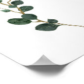 Eukalyptus-Blätter Boss Lady Motivierend Quote Pos Poster (Ecke)