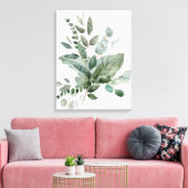 Eukalyptus Blätter Bouquet Leinwanddruck (Insitu (Wohnzimmer))