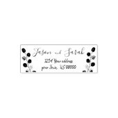 Eukalyptus-Blätter Braut und Bräutigam Permastempel (Design)