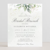 Eukalyptus-Blätter Bridal Brunch Einladung