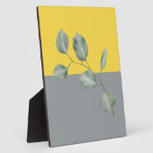 Eukalyptus-Blätter der Modernen Kunst Fotoplatte (Seite)