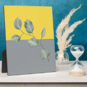 Eukalyptus-Blätter der Modernen Kunst Fotoplatte (Seite)