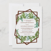 Eukalyptus-Blätter Einladung Hochzeiten (Vorderseite)