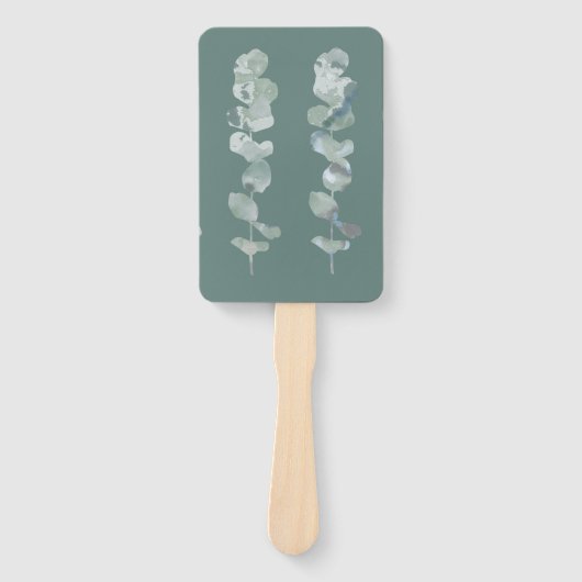 Eukalyptus-Blätter Fächer (Vorderseite)