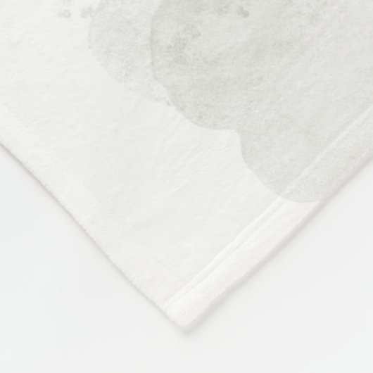 Eukalyptus-Blätter Fleecedecke (Ecke)