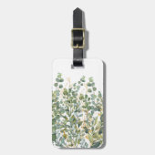 Eukalyptus-Blätter für Gold und Grüne Gepäckanhänger (Vorderseite vertikal)