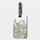 Eukalyptus-Blätter für Gold und Grüne Gepäckanhänger (Rückseite vertikal)