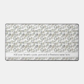 Eukalyptus-Blätter für graue Aquarellfarbe Schreibtischunterlage (Vorderseite)