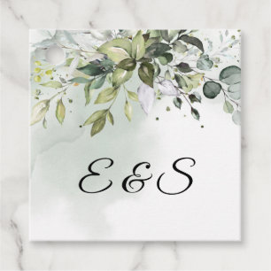 Eukalyptus-Blätter für Grünpflanzen Geschenkanhänger