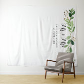 Eukalyptus-Blätter für Hochzeiten Foto Hintergrund Wandteppich (Beispiel (Horizontal))