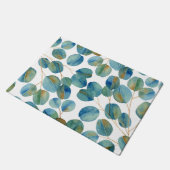 Eukalyptus-Blätter für rustikales Wasser   Fußmatte (Schrägansicht)