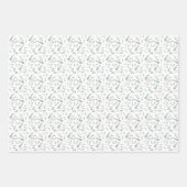 Eukalyptus-Blätter für rustikales Wasser Geschenkpapier Set (Vorderseite 3)