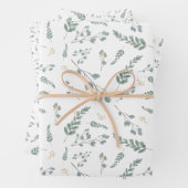 Eukalyptus-Blätter für rustikales Wasser Geschenkpapier Set (Beispiel)