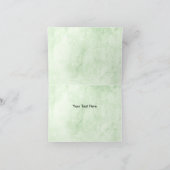 Eukalyptus-Blätter für Wasserfarben Dankeskarte (Innenseite)