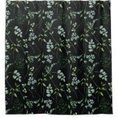 Eukalyptus-Blätter für Wasserfarben Duschvorhang (Vorderseite)