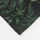 Eukalyptus-Blätter für Wasserfarben Fleecedecke (Ecke)