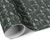 Eukalyptus-Blätter für Wasserfarben Geschenkpapier (Rolleneckpunkt)