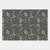 Eukalyptus-Blätter für Wasserfarben Geschenkpapier Set (Vorderseite 3)