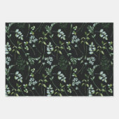 Eukalyptus-Blätter für Wasserfarben Geschenkpapier Set (Vorderseite)