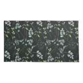 Eukalyptus-Blätter für Wasserfarben Kissenbezug (Rückseite)