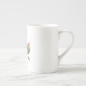 Eukalyptus-Blätter für Wasserfarben Porzellantasse (Rechts)