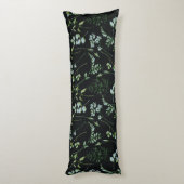 Eukalyptus-Blätter für Wasserfarben Seitenschläferkissen (Rückseite (Vertikal))